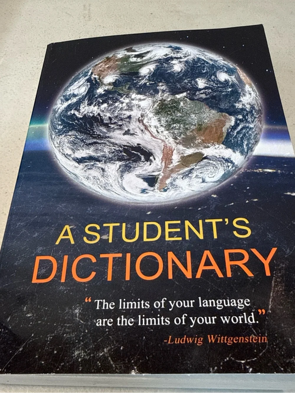 A student’s dictionary